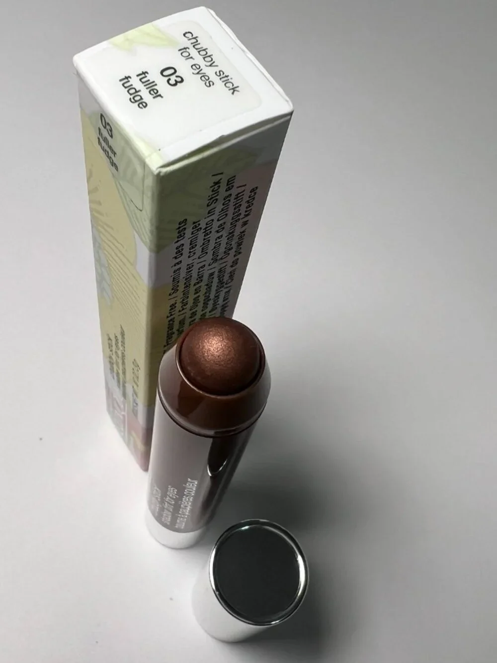 Clinique Chubby Stick Shadow Tint For Eyes Shade 03 Fuller Fudge Full Size